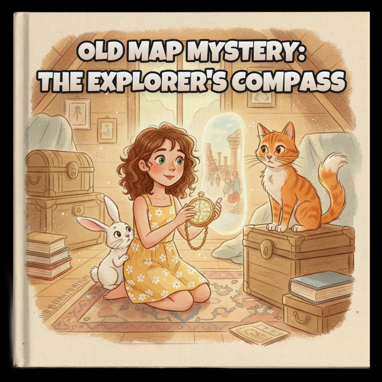 Old Map Mystery: The Explorer's Compass