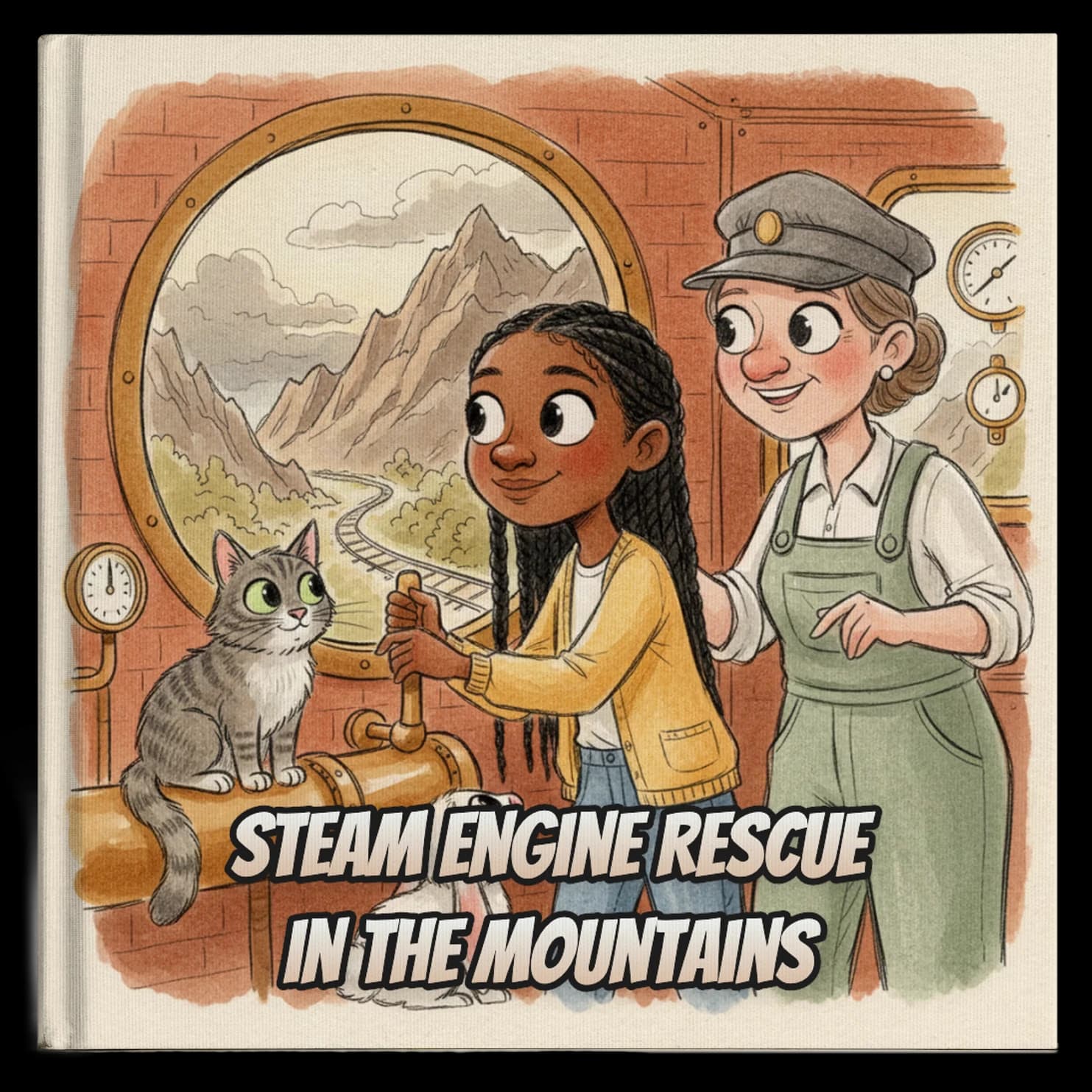 Steam Engine Rescue in the Mountains