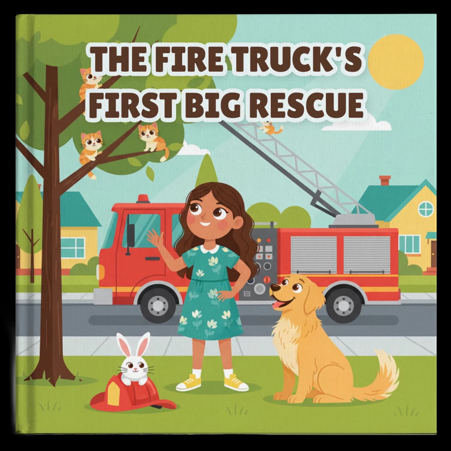 The Fire Truck's First Big Rescue